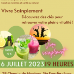 Conférence “Vivre Sainplement”